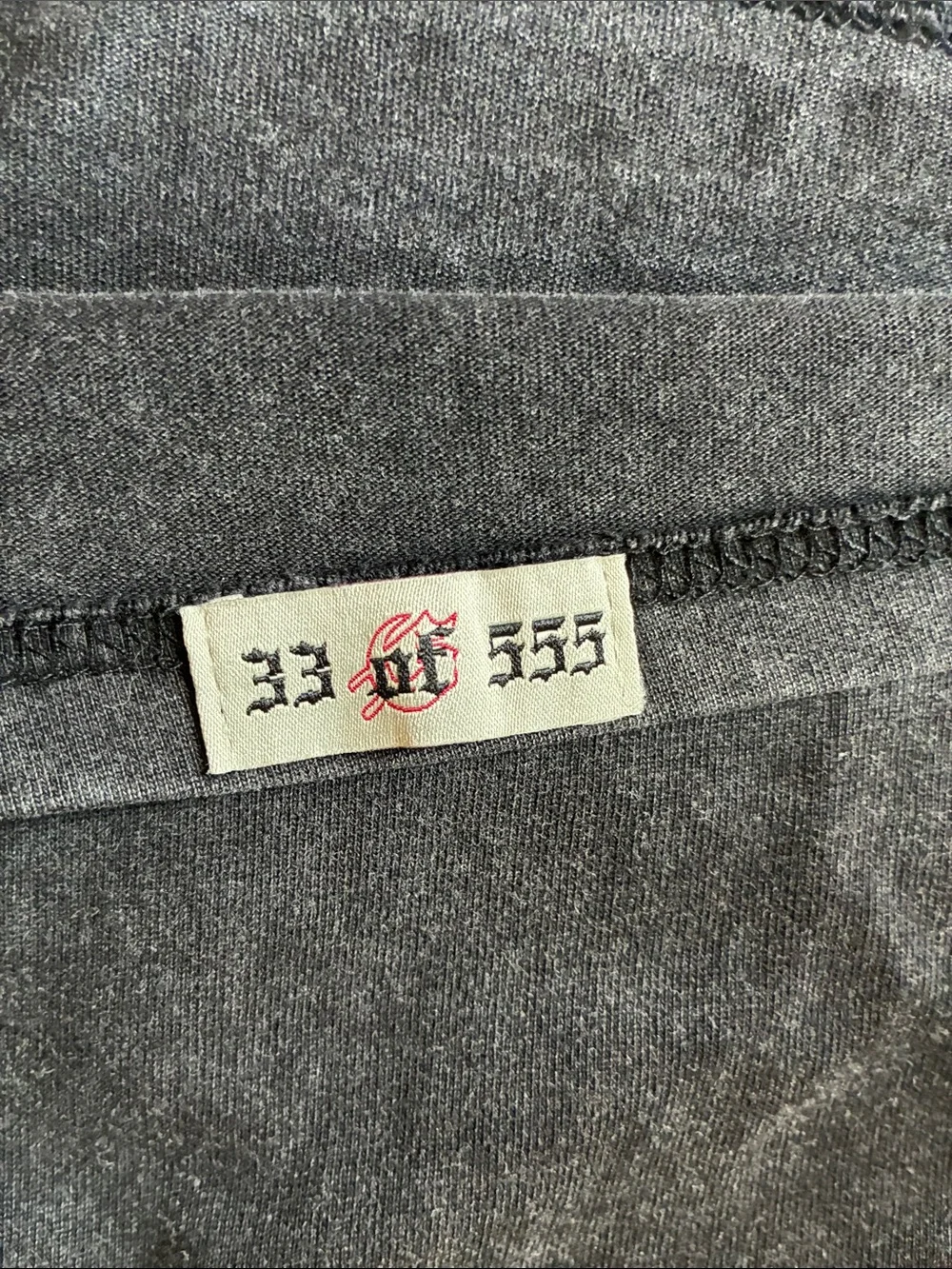 Men's Black Graphic GodSpeed Crewneck Tee with Subtle Chest Artwork